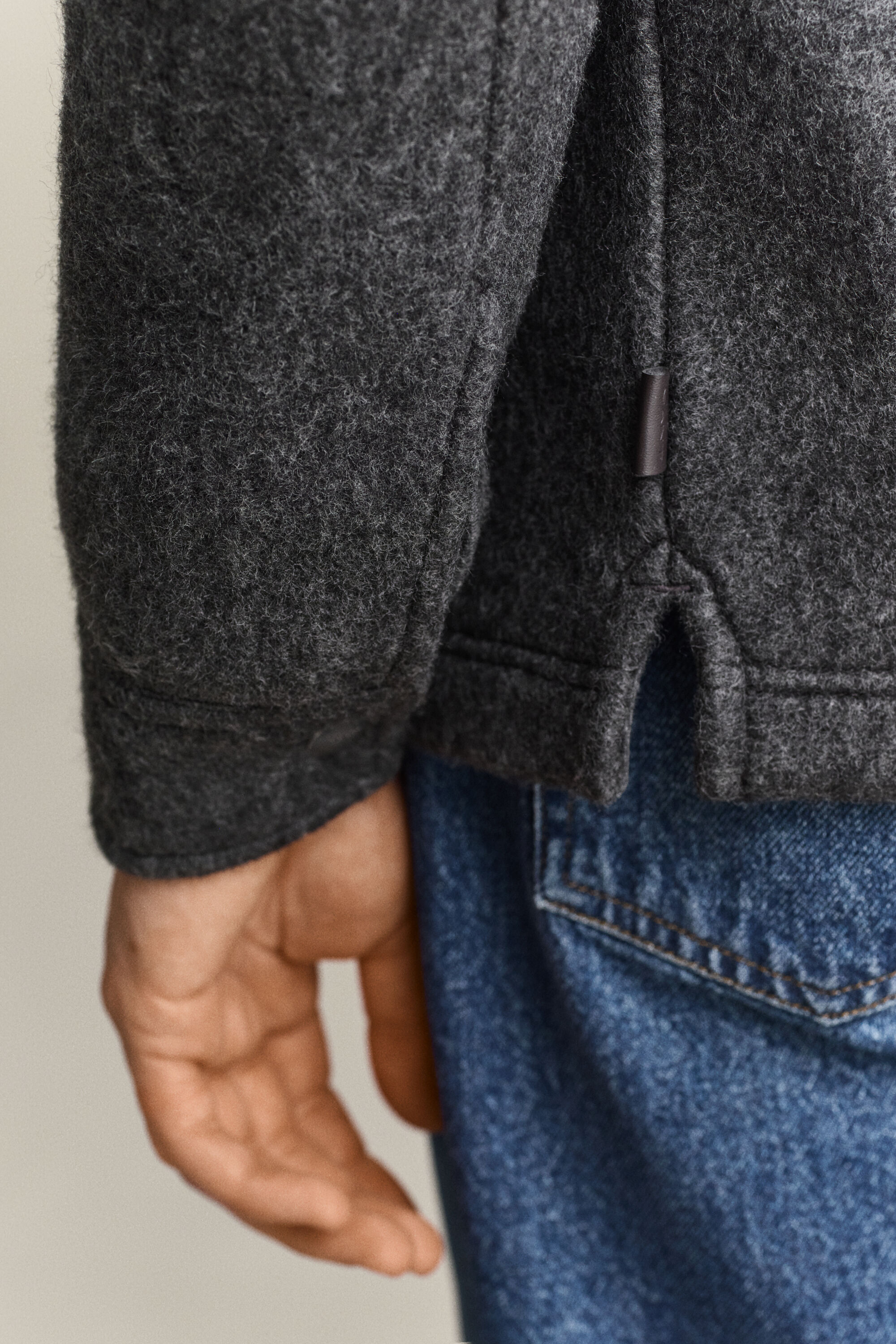 Overskjorte i fleece