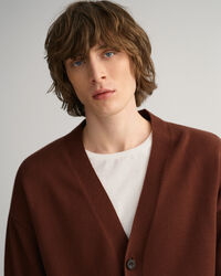 Cardigan af supimabomuld