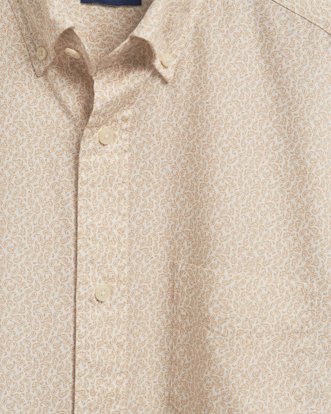 Regular fit Oxford skjorte med lille Paisley