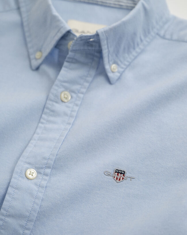 Slim fit Oxford skjorte med stræk