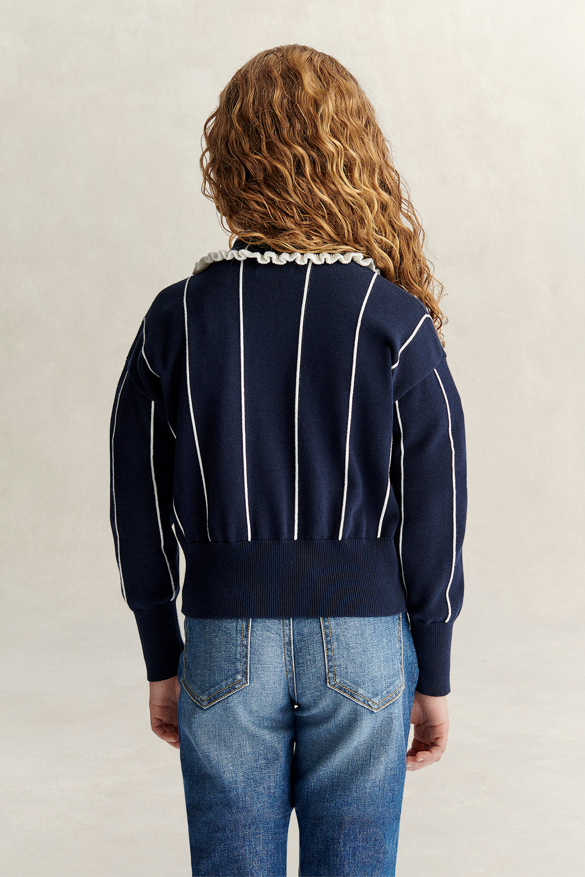 Teen Girls stribet cardigan