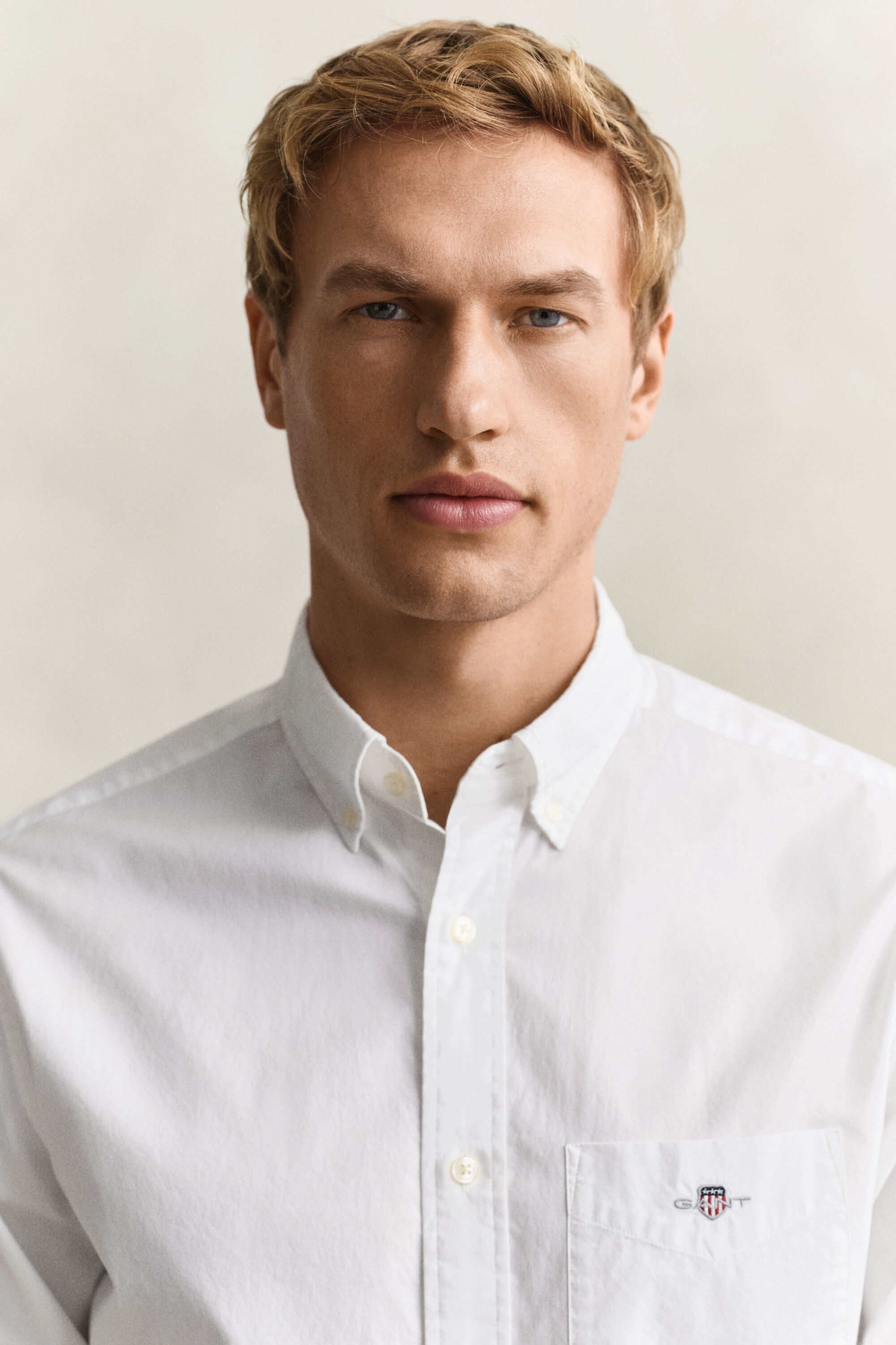 Regular fit klassisk poplin-skjorte