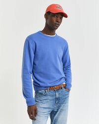 Crewneck sweater i ekstra fin lammeuld