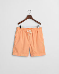 Regular fit Sunfaded shorts med løbesnor