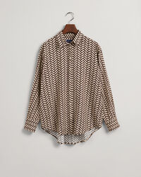 Relaxed fit Geometric skjorte