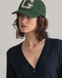 Cardigan i let bomuld med V-hals