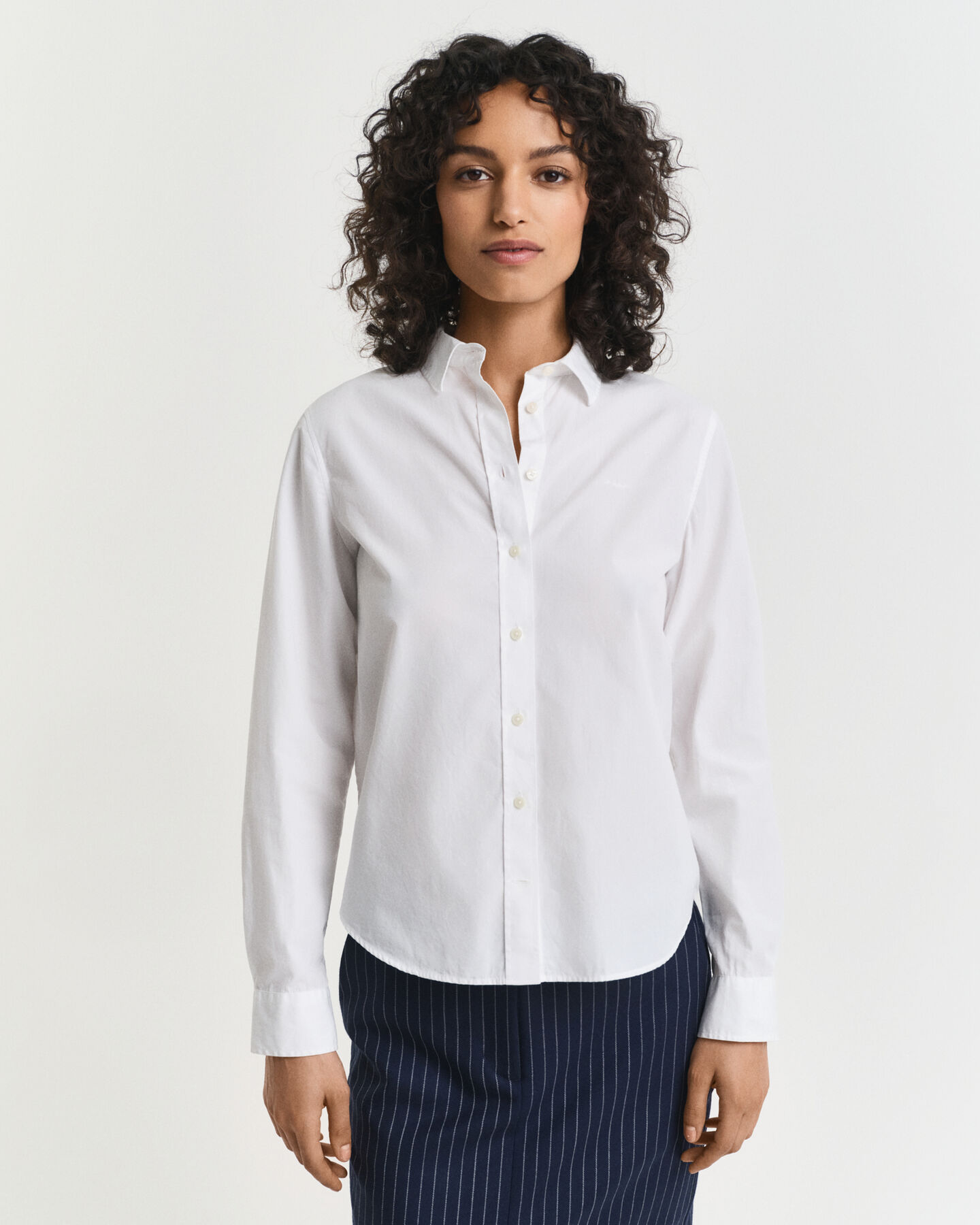 Regular fit klassisk poplin-skjorte