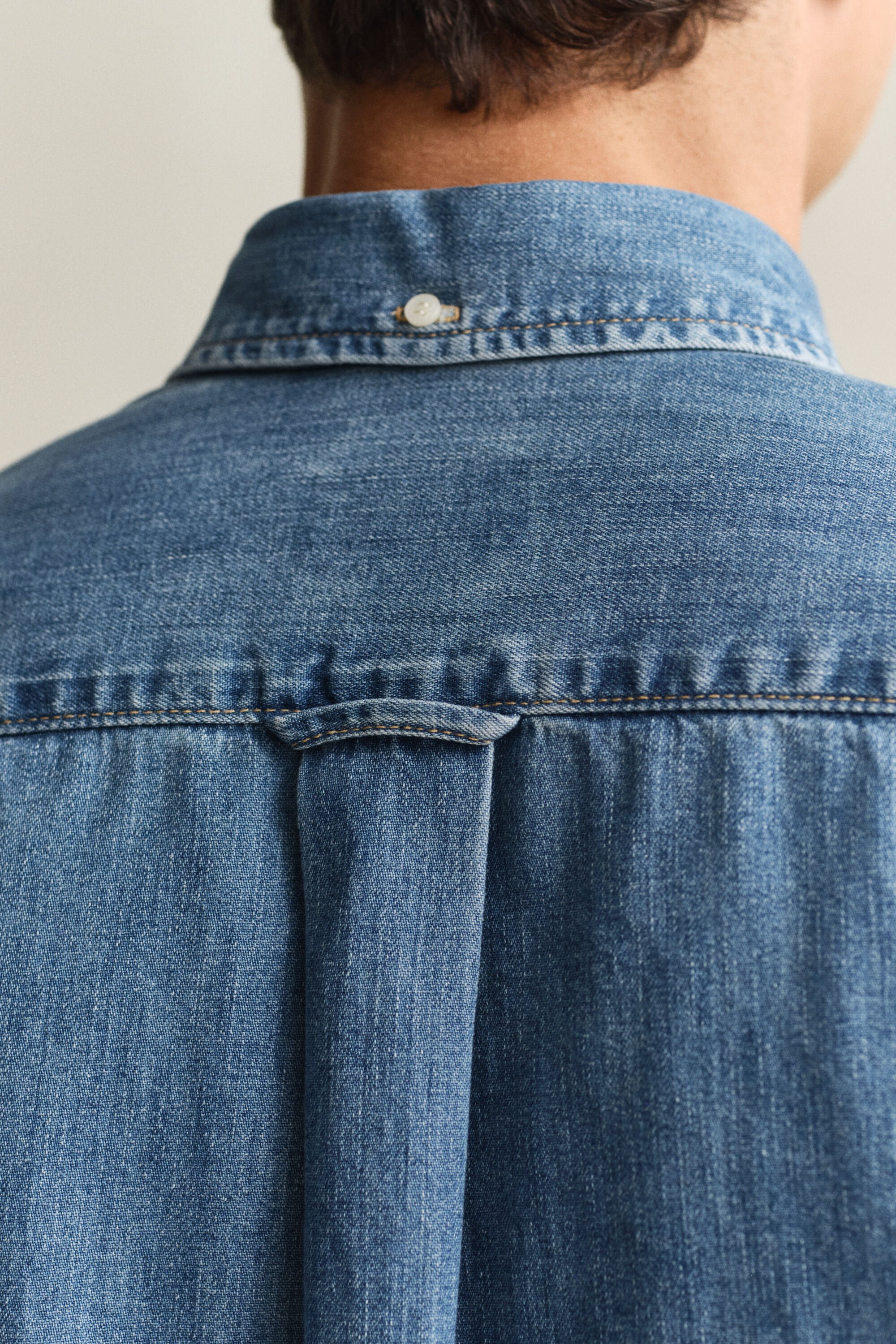 Regular fit denim-skjorte