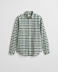 Regular fit ternet Oxford skjorte