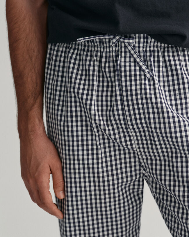 Gingham Checked Pajama Pants