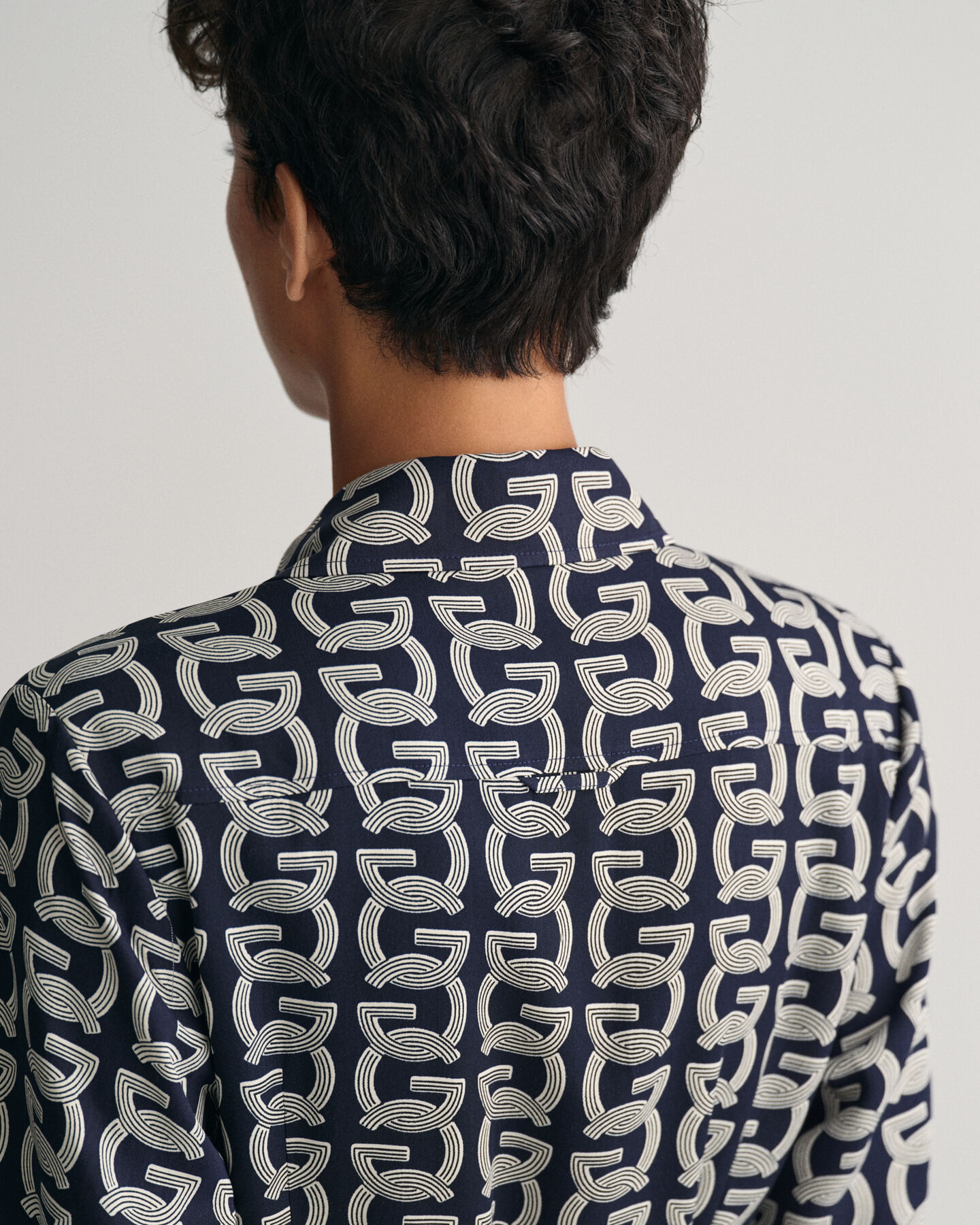 G Patterned skjortekjole