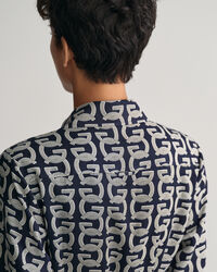 G Patterned skjortekjole