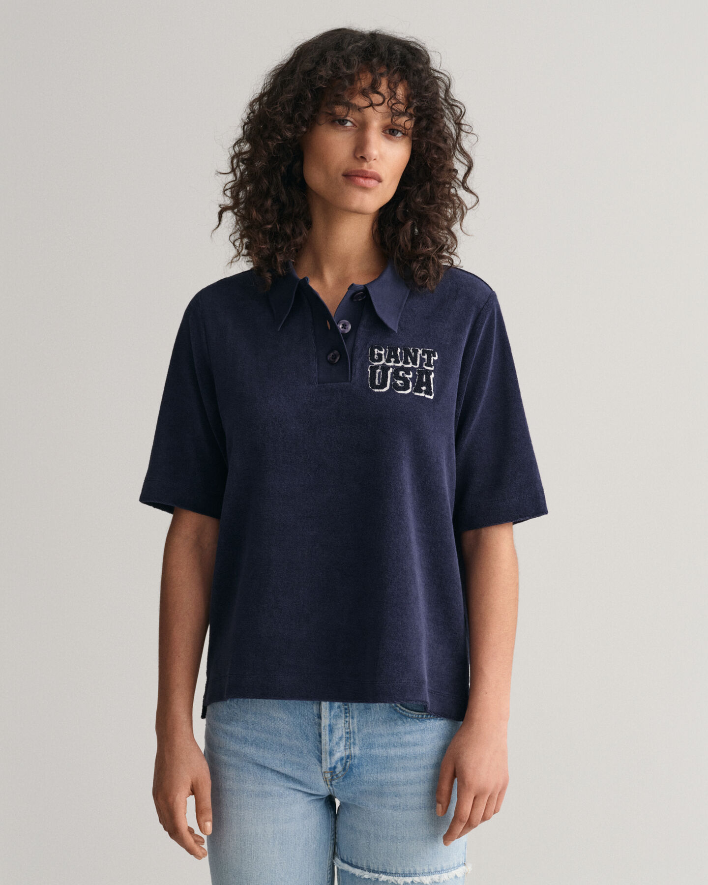 Poloskjorte af Terry Cloth