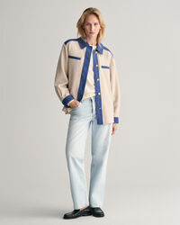 Fint strikket crewneck sweater