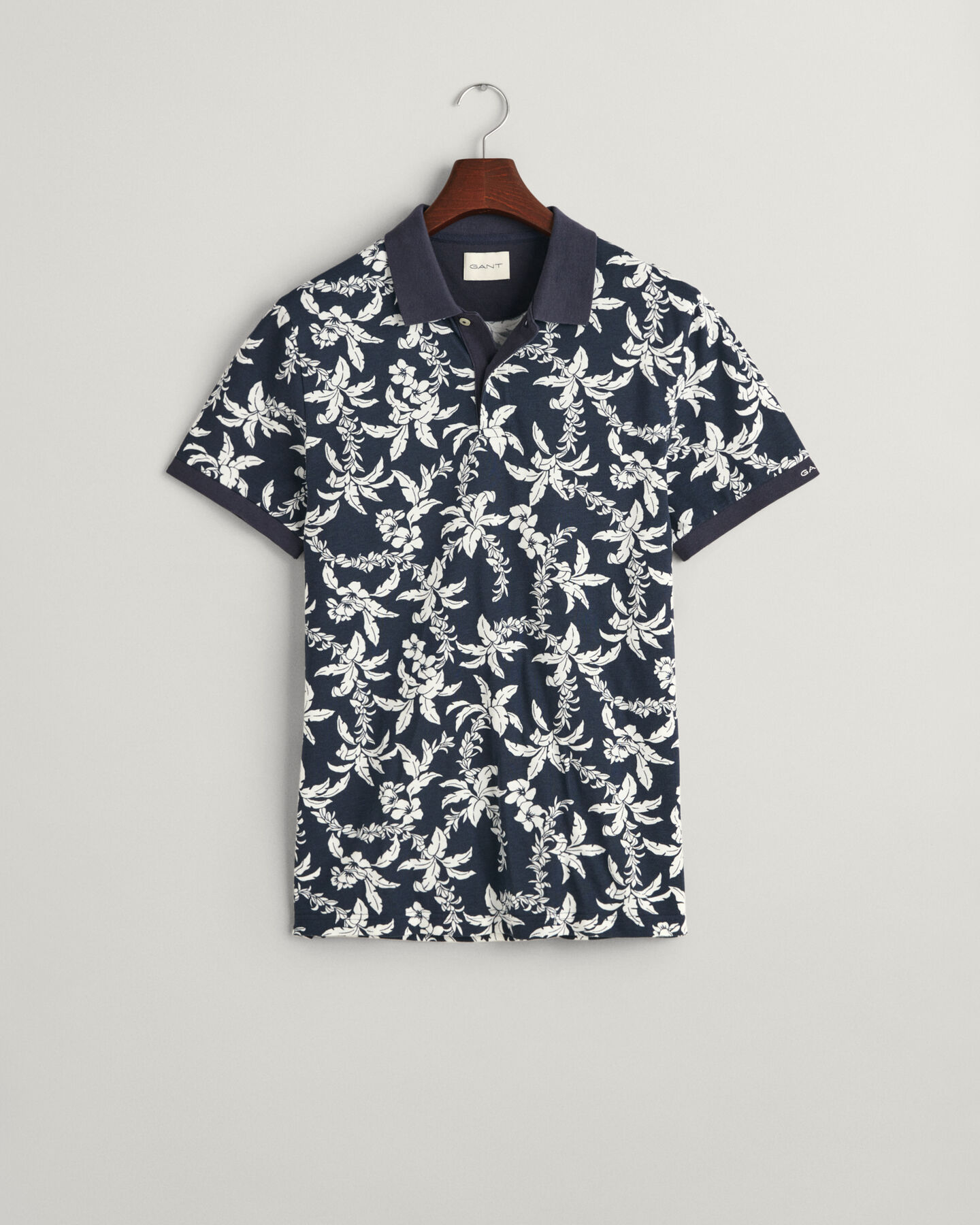 Palm Lei Print piqué poloskjorte