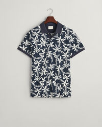 Palm Lei Print piqué poloskjorte