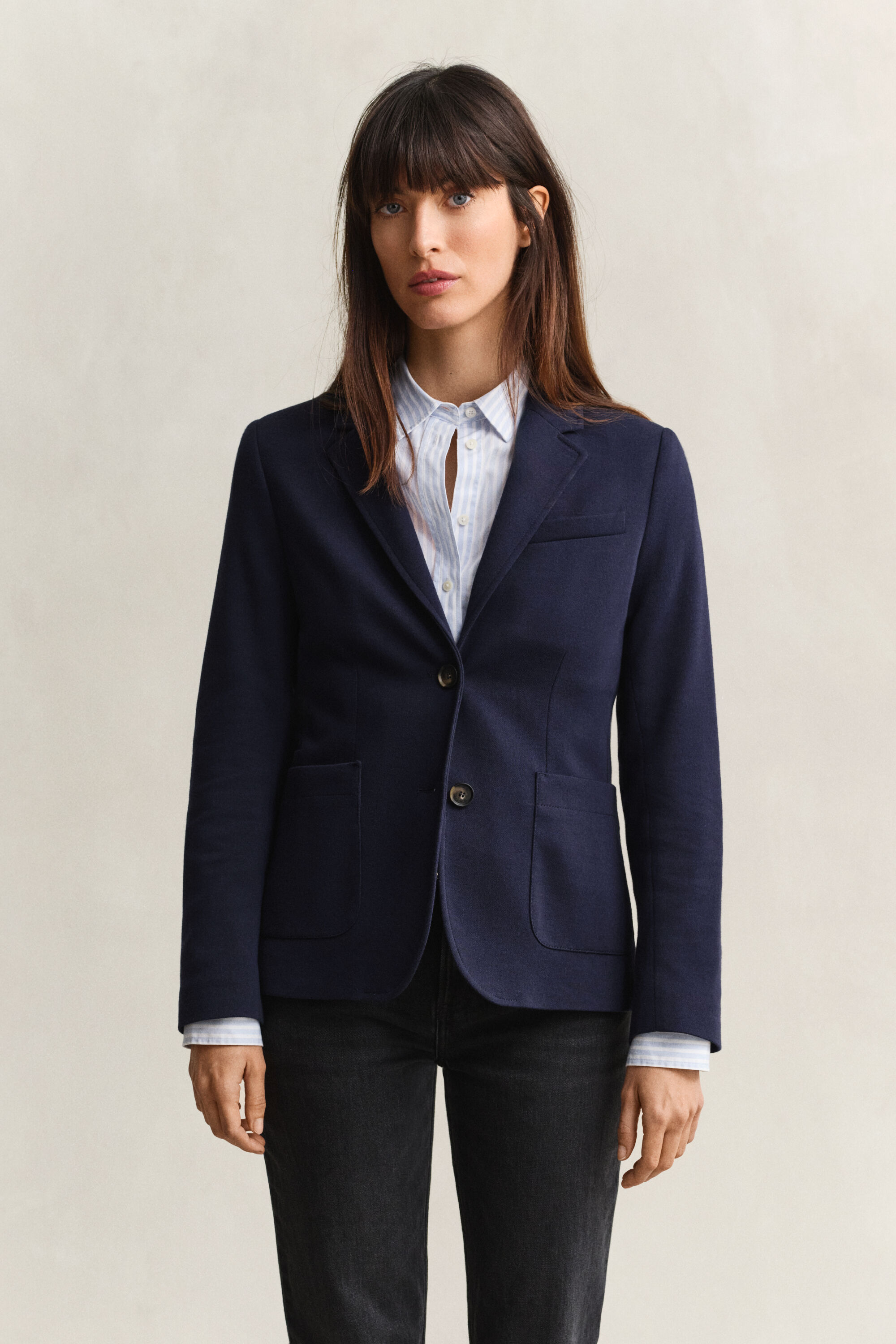 Piqué-blazer