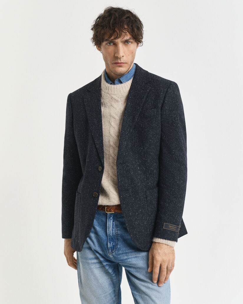 Slim fit Donegal jakkesæt-jakke