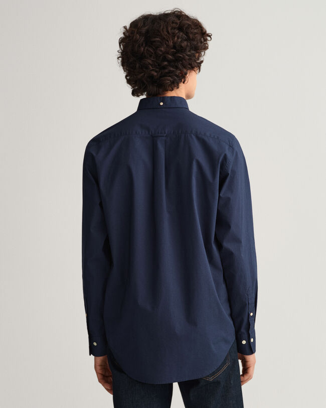 Regular fit t&aelig;tv&aelig;vet skjorte