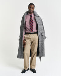 Regular fit klassisk gingham poplin-skjorte