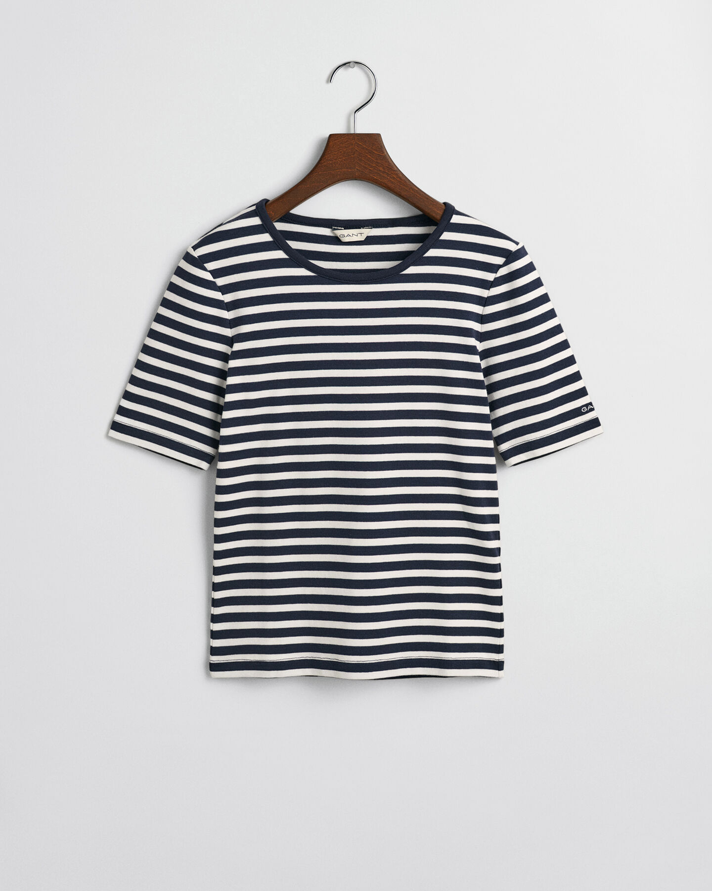 Striped Ribbed T-Shirt