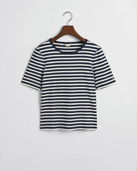 Striped Ribbed T-Shirt