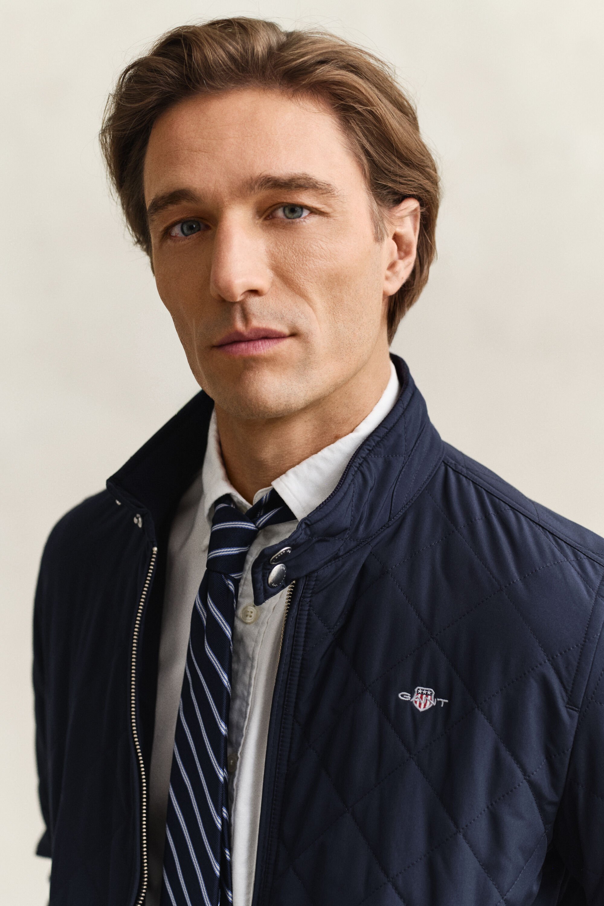 Quiltet Windcheater jakke