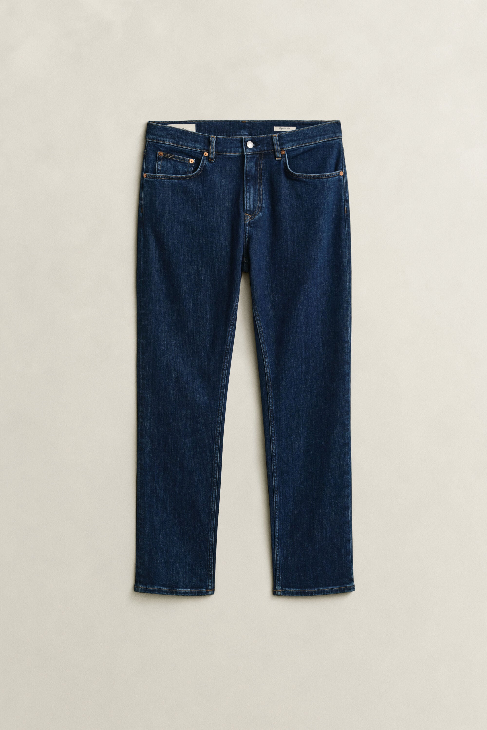 Regular fit jeans i let vask