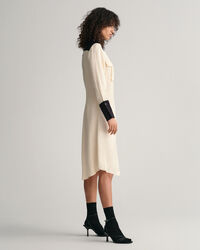 Skjortekjole med farveblokke