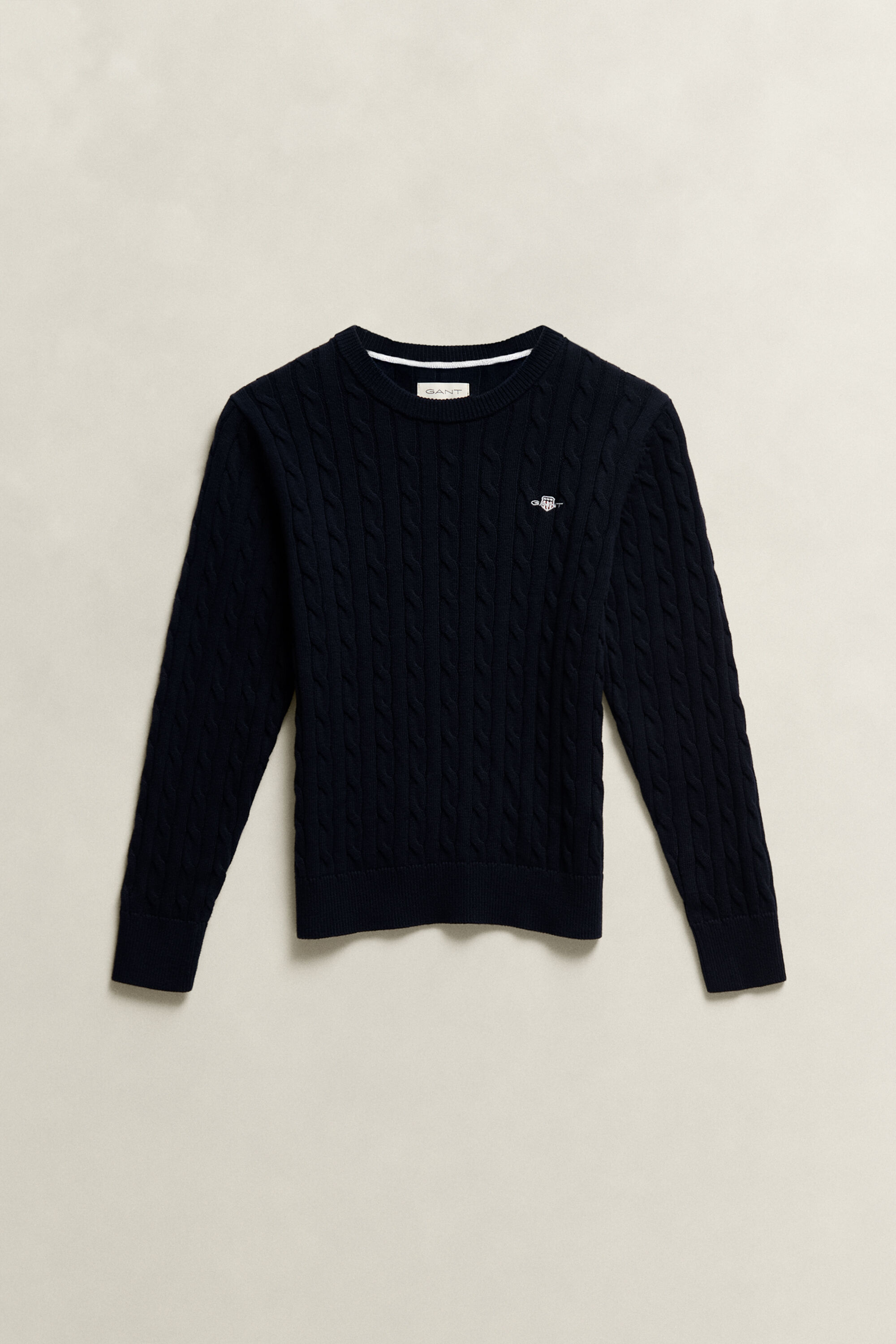 Teen Girls Shield kabelstrikket sweater