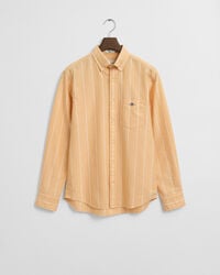 Regular fit klassisk stribet Oxford-skjorte