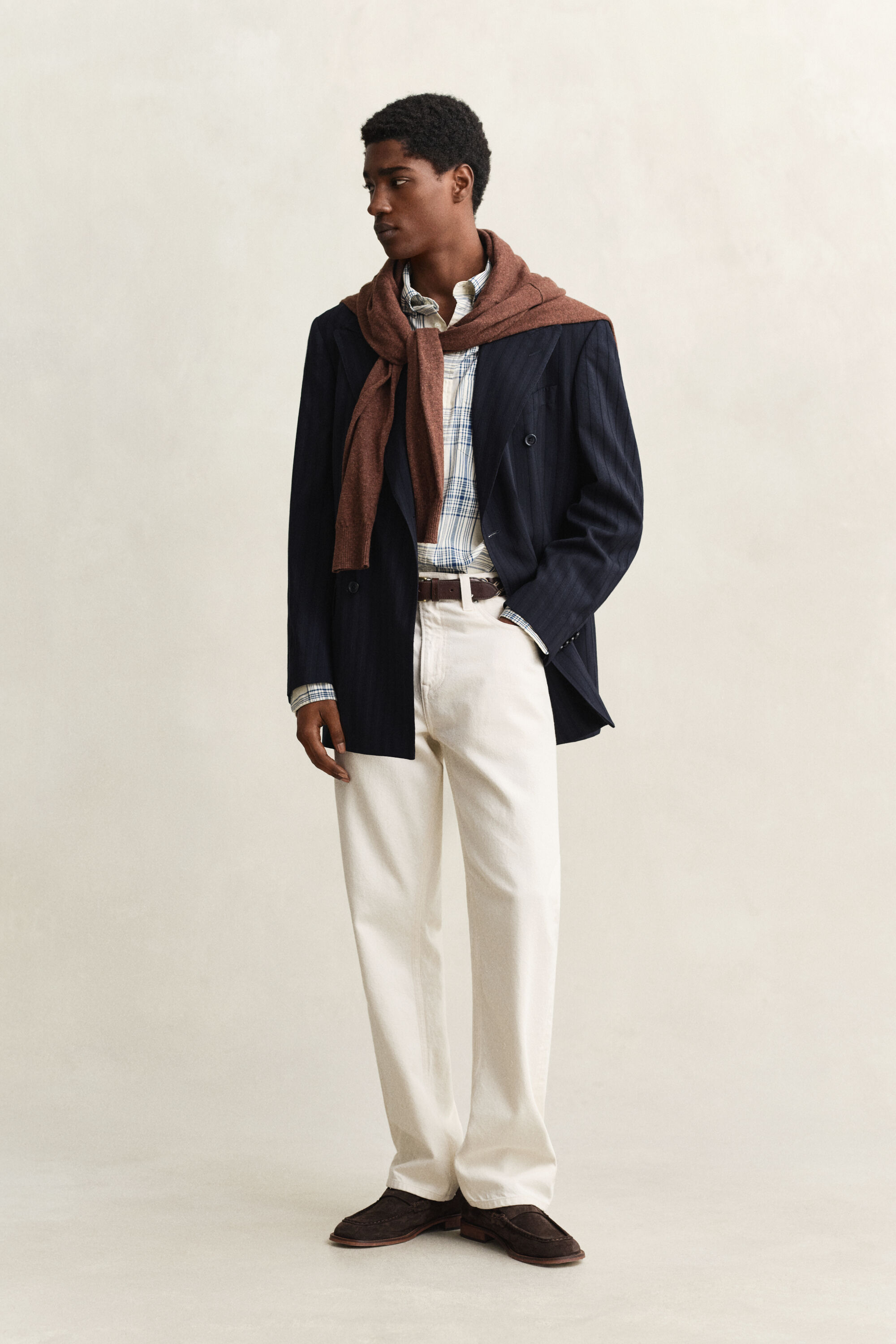 Regular fit Dreamy Oxford skjorte med tern