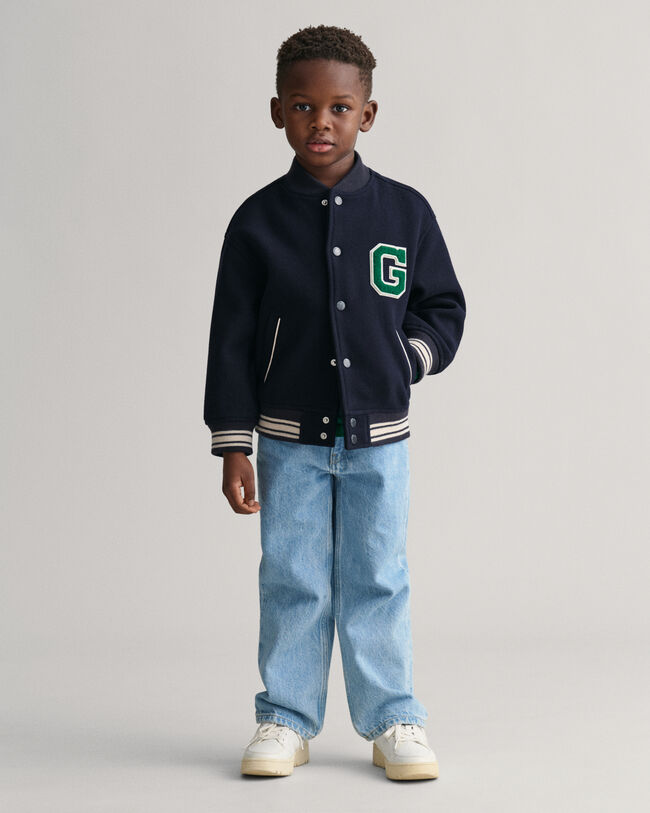 Kids Varsity Jacket af uld