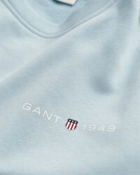 Graphic sweatshirt med tryk og crewneck