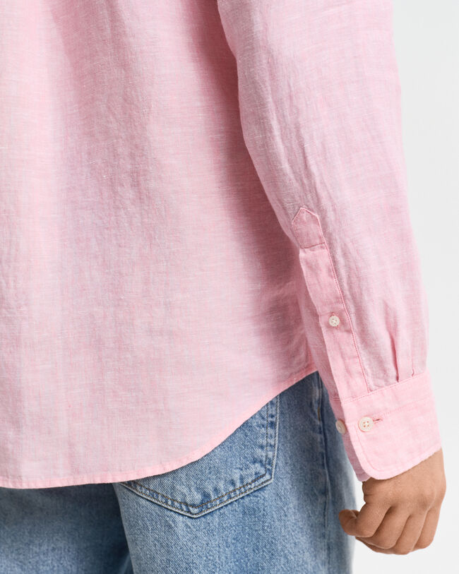 Regular fit skjorte af hør