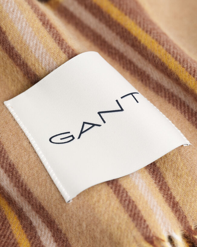 Skotskternet halstørklæde i kashmirblanding