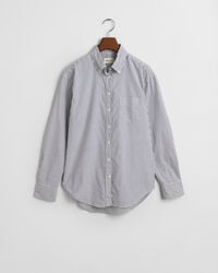 Relaxed fit Luxury Oxford skjorte med striber