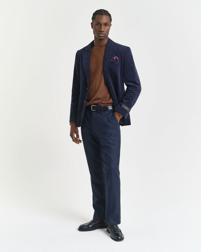 Crewneck sweater af ekstra fin merinould