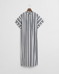 Stribet kaftan-kjole