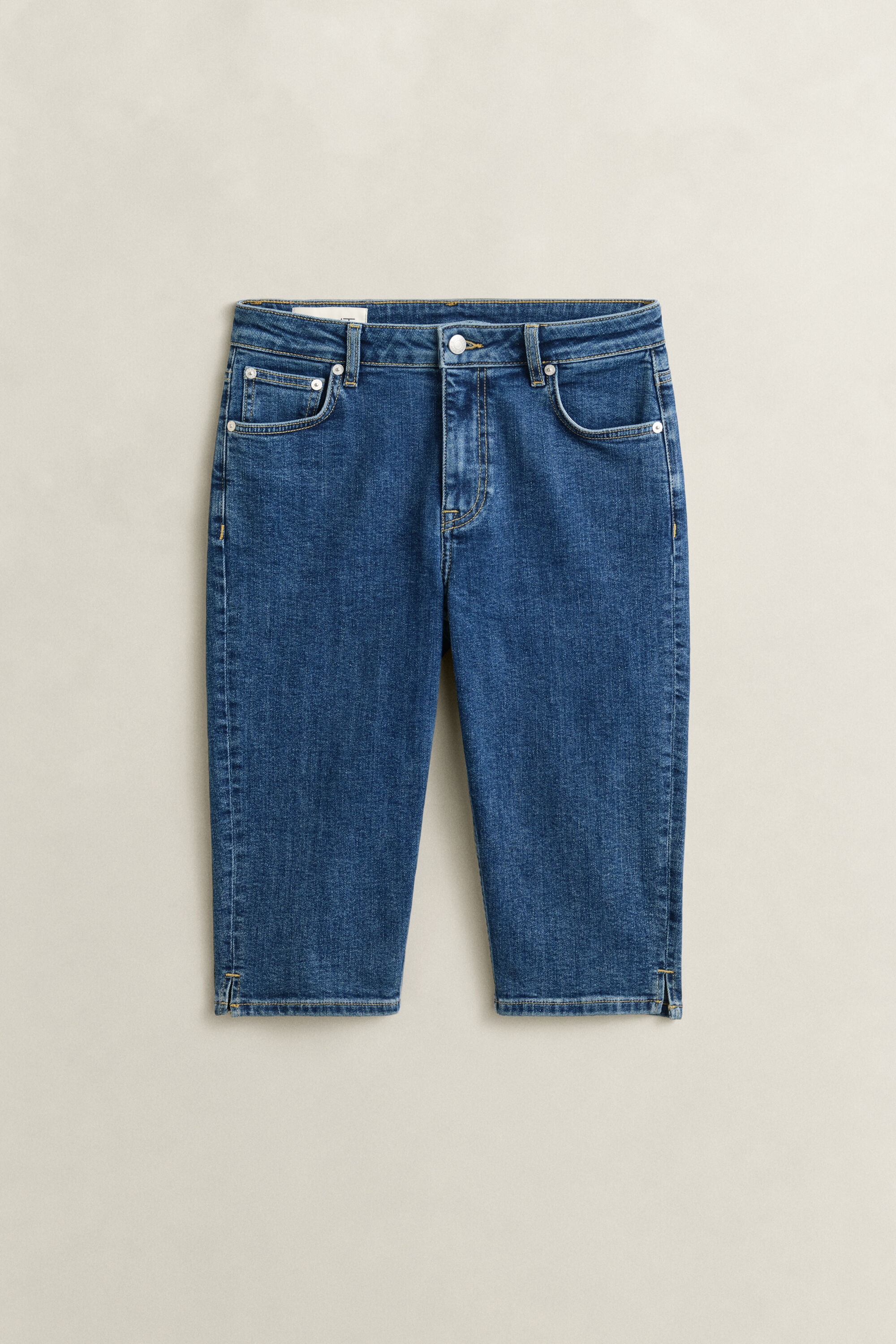 Capri bukser i denim