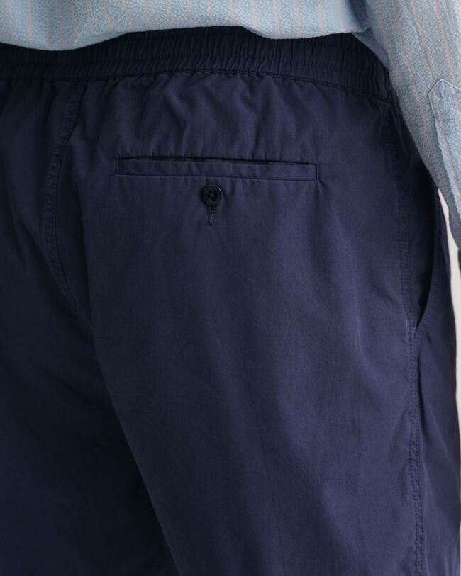 Bomuldsshorts med l&oslash;besnor