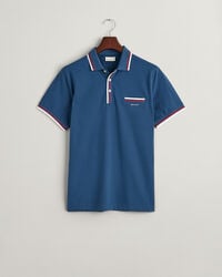 2-Color Tipped Piqu&eacute; Polo Shirt