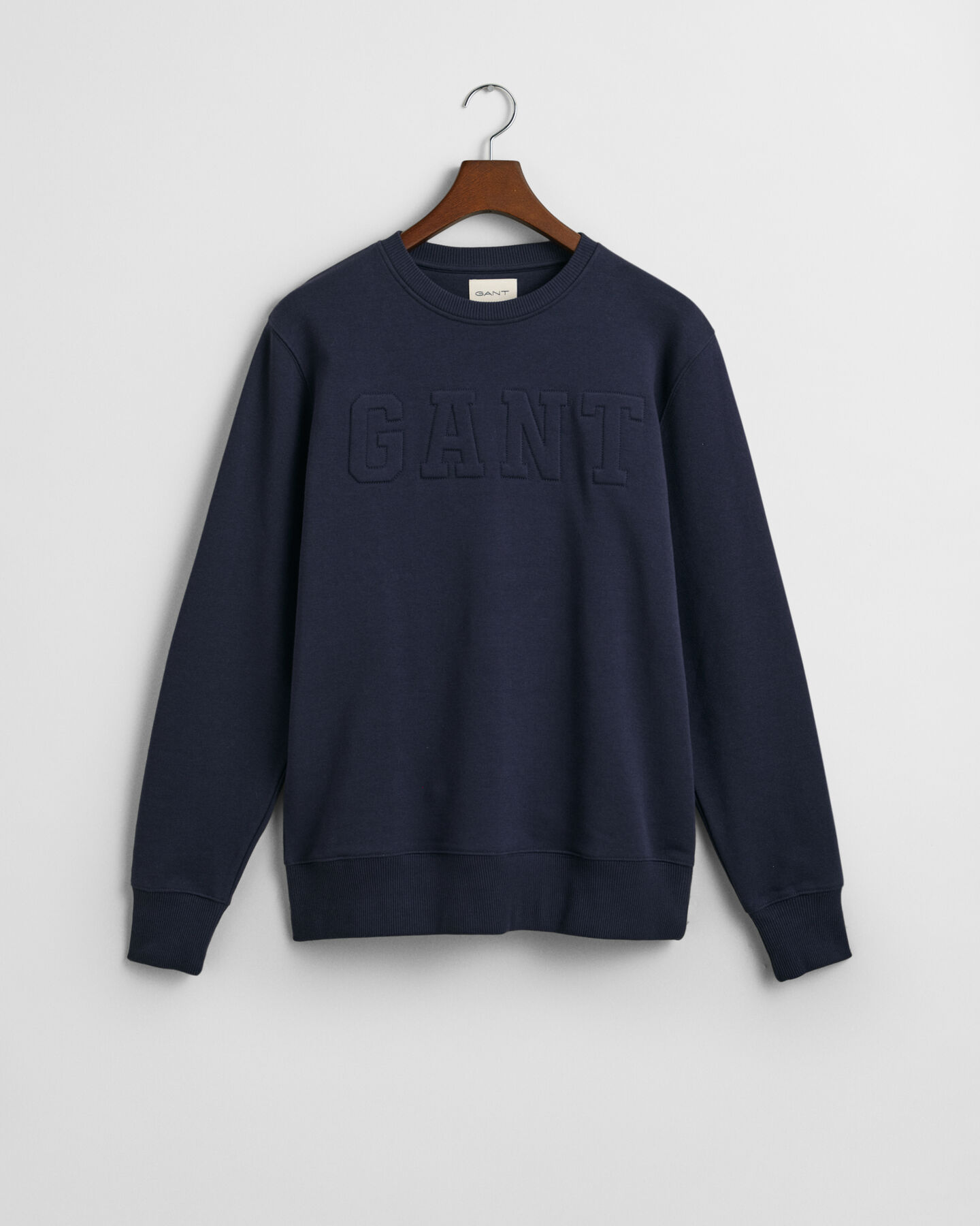 Pr&aelig;get sweatshirt med crewneck
