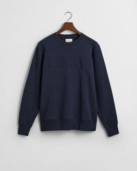 Pr&aelig;get sweatshirt med crewneck