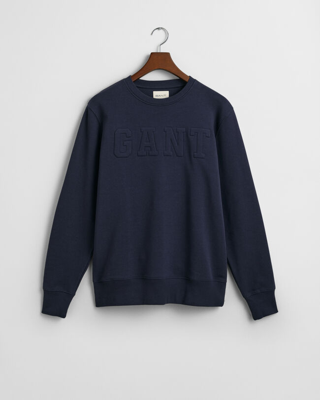 Pr&aelig;get sweatshirt med crewneck