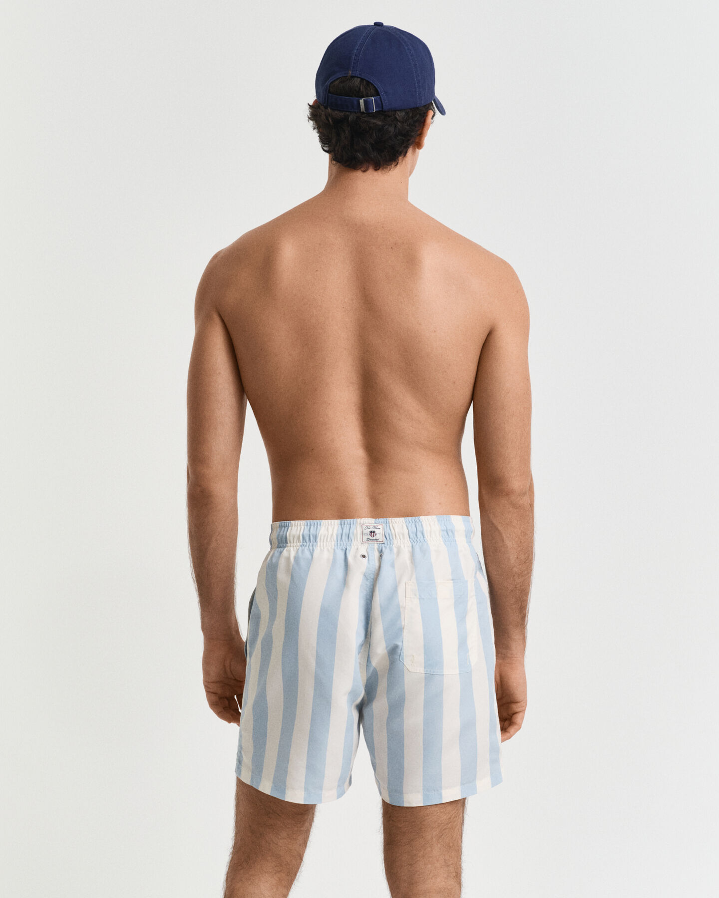 Blokstribede badeshorts