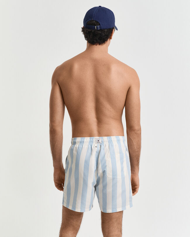 Blokstribede badeshorts