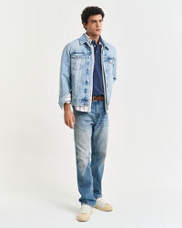 Sunfaded piqué poloskjorte