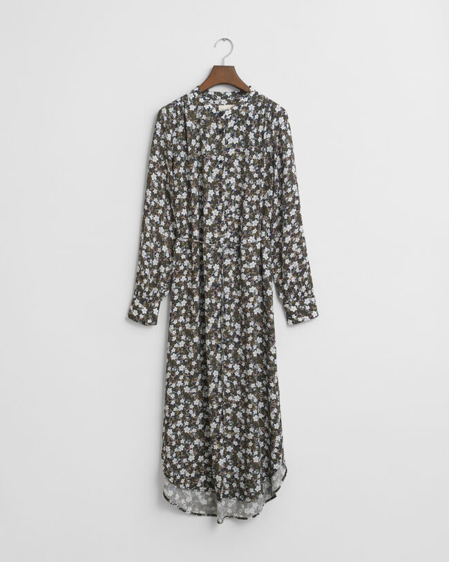 Kjole med blomstertryk