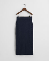 Uldstrikket nederdel